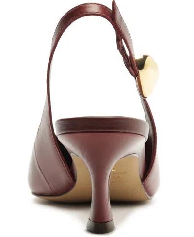 Arezzo Women's Farrah Low Stiletto Pumps In Burgundy