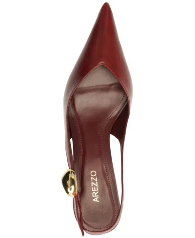 Arezzo Women's Farrah Low Stiletto Pumps In Burgundy