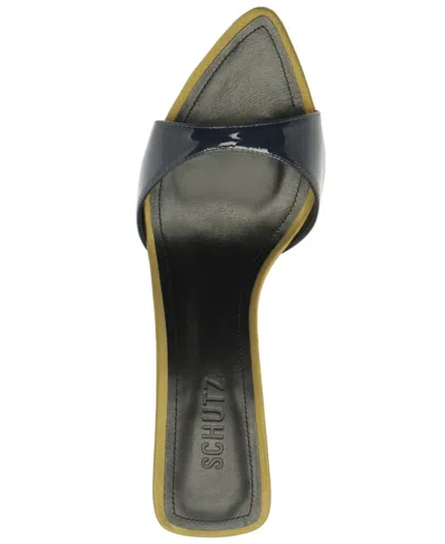 Schutz Elodie Sandal In Blue