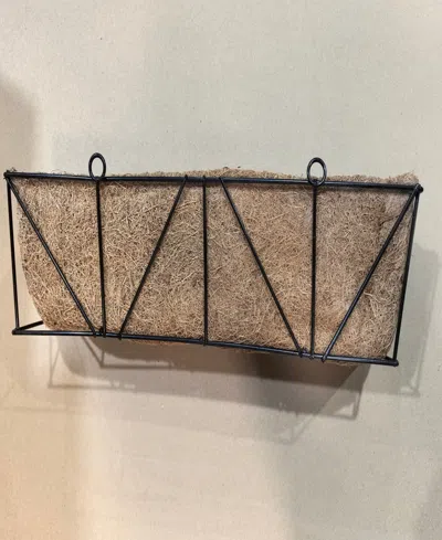 Puleo 24" Pre-lit Artificial Red Poinsettia Window Box Decor In Multi