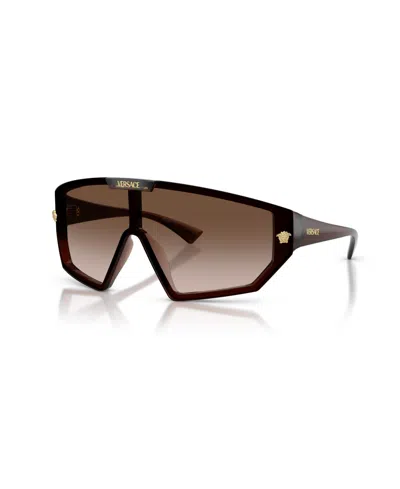 Versace Men's Geometric Sunglasses, Ve4461 In Brown