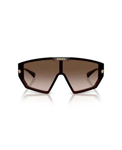 Versace Men's Geometric Sunglasses, Ve4461 In Brown