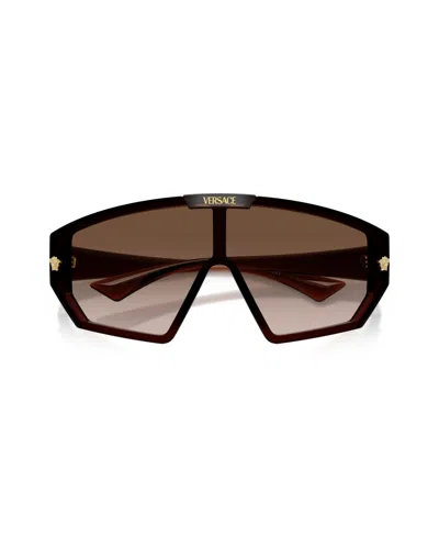 Versace Men's Geometric Sunglasses, Ve4461 In Brown