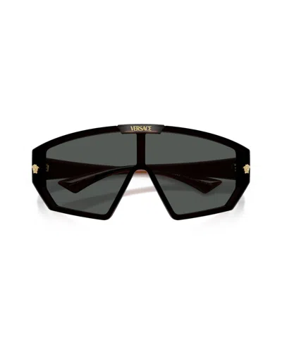 Versace Men's Geometric Sunglasses, Ve4461 In Brown