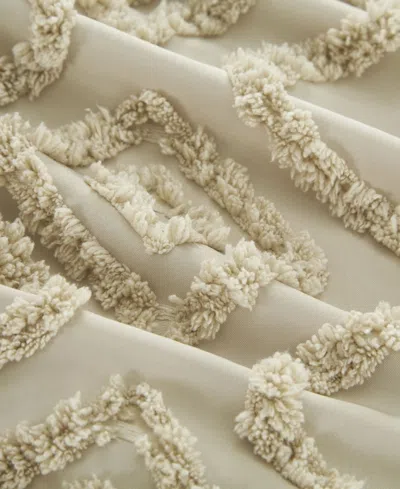 Stratford Park Aluma Geometric 3-pc. Comforter Set, Full In Neutral