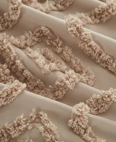 Stratford Park Aluma Geometric 3-pc. Comforter Set, Twin In Brown