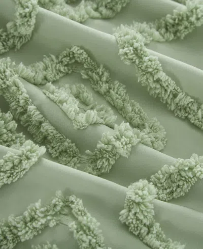 Stratford Park Aluma Geometric 3-pc. Comforter Set, King In Green