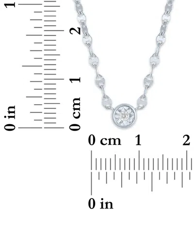 Macy's 2-pc. Diamond Necklace Set (1/6 Ct. T.w.) In 14k Yellow Gold Over Sterling Silver Or Sterling Silver In Metallic