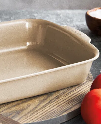 Greenpan Premiere Ceramic Nonstick Ovenware Rectangular Baker In Brown