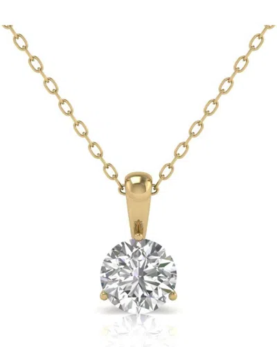 Diana M Lab Grown Diamonds 14k 4.00 Ct. Tw. Pendant Necklace In Gold
