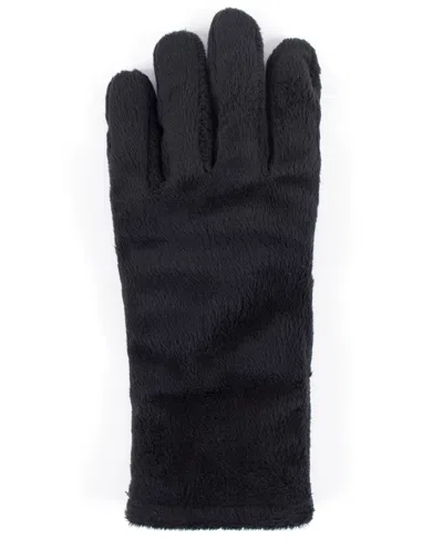 Heat Holders Women's Denali Fuzzy Gloves In Black