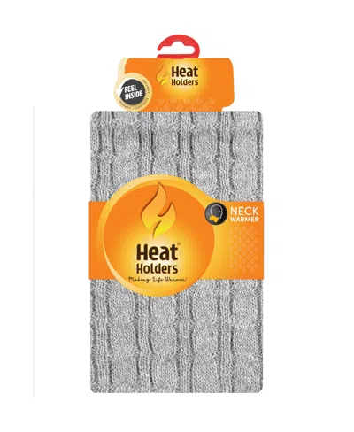 Heat Holders Lite Adele Knit Neck Warmer In Gray