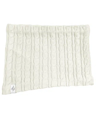 Heat Holders Emily Cable Neck Warmer Oblong Scarf In Neutral
