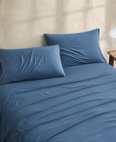 Ugg Devon Microfiber Sheet Set, Full In Blue