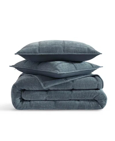 Ugg Sacha Chenille 3-pc. Comforter Set, Full/queen In Gray