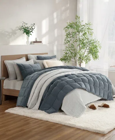 Ugg Sacha Chenille 3-pc. Comforter Set, Full/queen In Gray