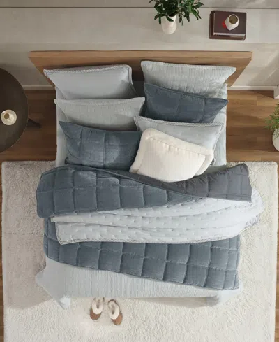 Ugg Sacha Chenille 3-pc. Comforter Set, Full/queen In Gray