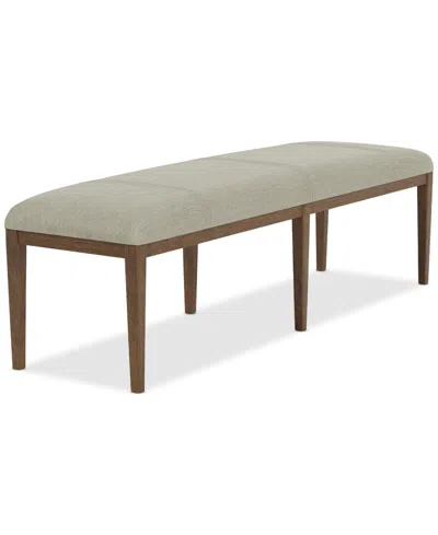 Macy's Davie Dining Bench In Gray