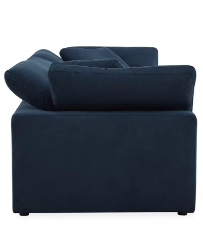 Macy's Furniture Fog 3-pc. Fabric Sofa Set In Blue