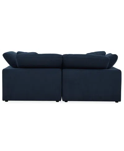 Macy's Furniture Fog 2-pc. Fabric Sofa Set In Blue