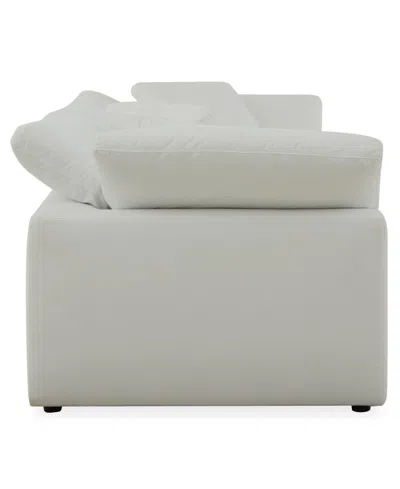 Macy's Furniture Fog 3-pc. Fabric Sofa Set In White