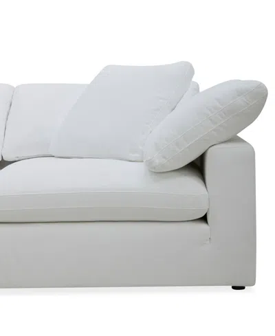 Macy's Furniture Fog 3-pc. Fabric Sofa Set In White