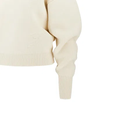 Jacquemus Jersey "ball" In Neutral