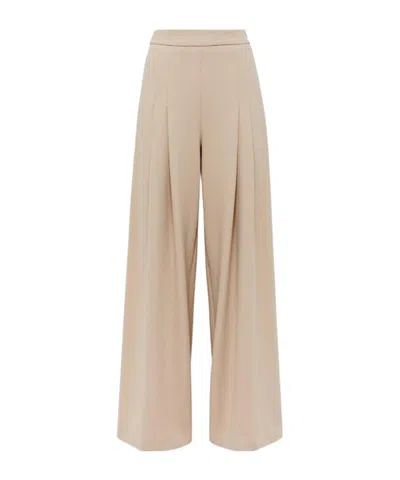Blugirl Elastic Pleated Casual Pants In Nude