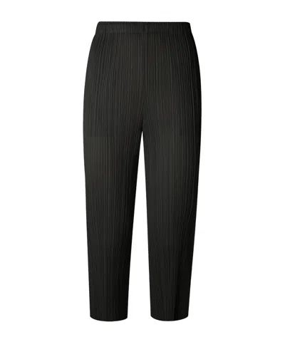 Issey Miyake Pleated Trousers In Black
