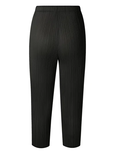 Issey Miyake Pleated Trousers In Black