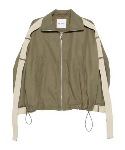 Attico String-detail Bomber Jacket - Women's - Cotton/polyamide In Multi