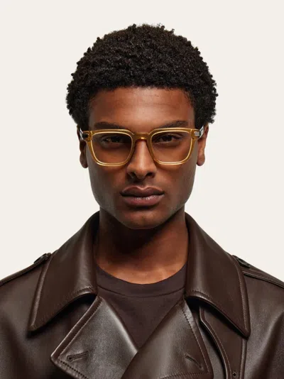 Ferragamo Optical Glasses In Brown