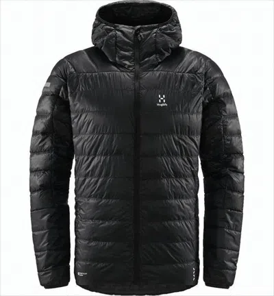Haglöfs Lightweight Padded Jacket With High Collar In Black