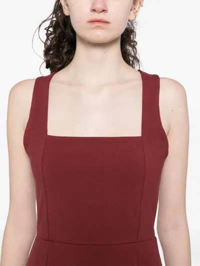 Reformation Rai Dress In Red
