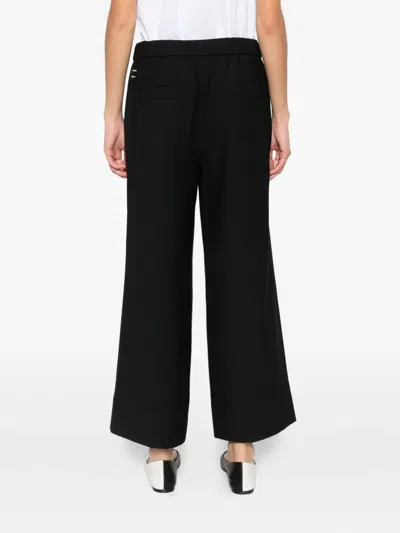 Marccain Welkom Drawstring-waist Trousers In Black
