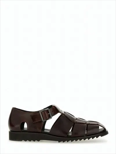 Paraboot Sandal "pacific Lisse" In Brown