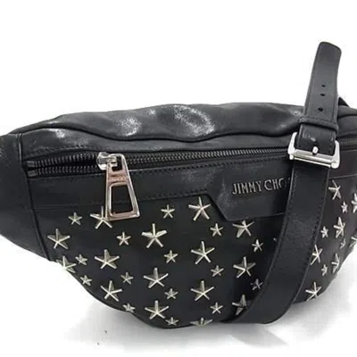Pre-owned Jimmy Choo Leather Sling Bag () In Black