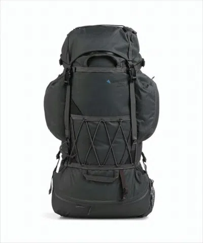 Klättermusen Multi-compartment Black Backpack With Padded Support In White