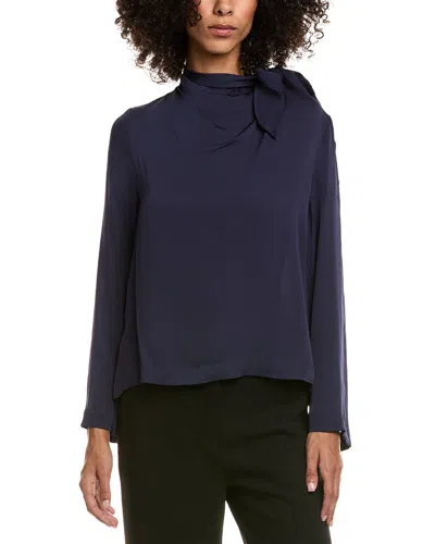 Ted Baker Flowy Blouse In Blue