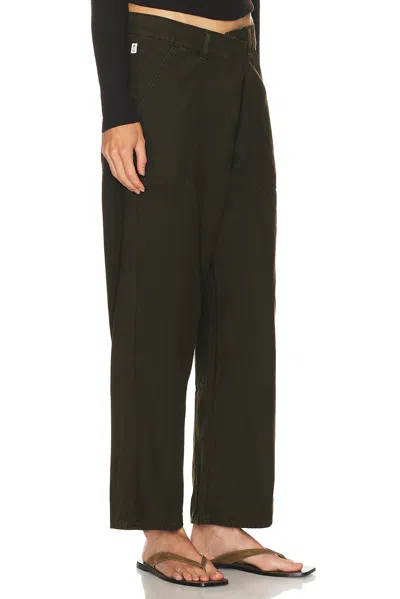 Citizen Of Humanity Ines Crop Utility Trouser In Green