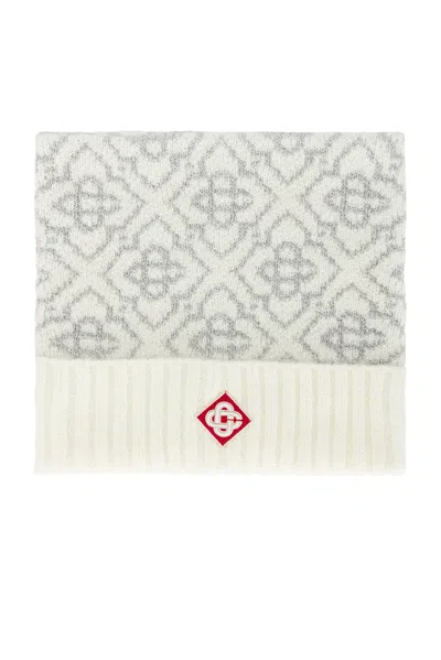 Casablanca Mohair Hat In White