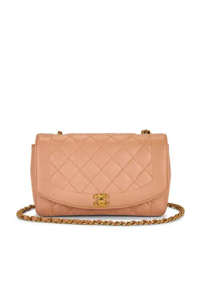 Pre-owned Chanel Vintage Diana Flap Bag In Pink