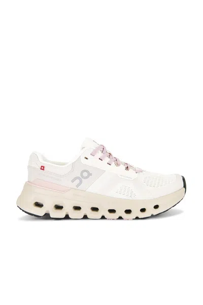 On Cloudrunner 2 Sneaker In White