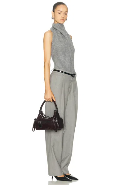 Stella Mccartney Dartmoor Shoulder Bag Adjustable Strap In Burgundy