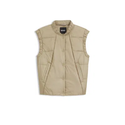 Hugo Boss Water-repellent Gilet With Wadding In Multi