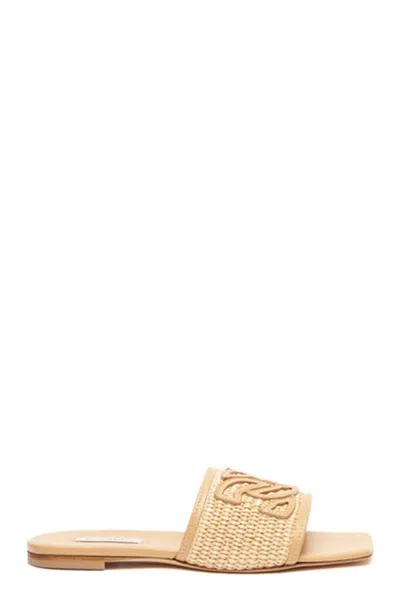 Casadei Beigeleather Sandals In Neutral