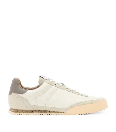 Allsaints Leather Harri Low-top Sneakers In White