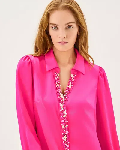 Lilly Pulitzer Harmonee Shirtdress In Pink