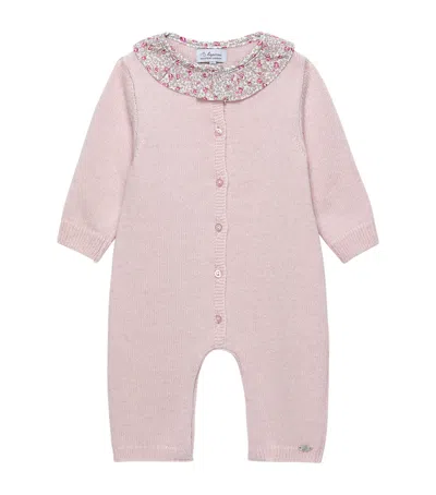 Trotters Eloise Knit Bodysuit In Pink
