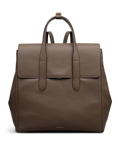 Radley London Mayfair Lane Extra-large Flapover Backpack In Brown